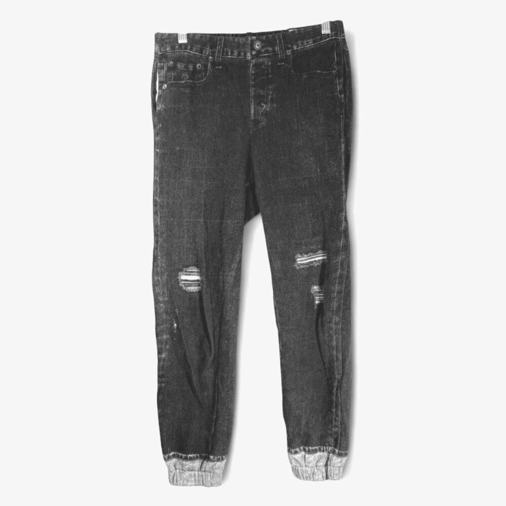 Rag & Bone Viral Miramar Jogger Cotton Terry Sweatpant Jeans Trompe Loeil Small